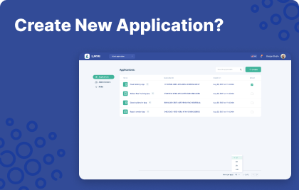 Create Your Application — Product Demo Video